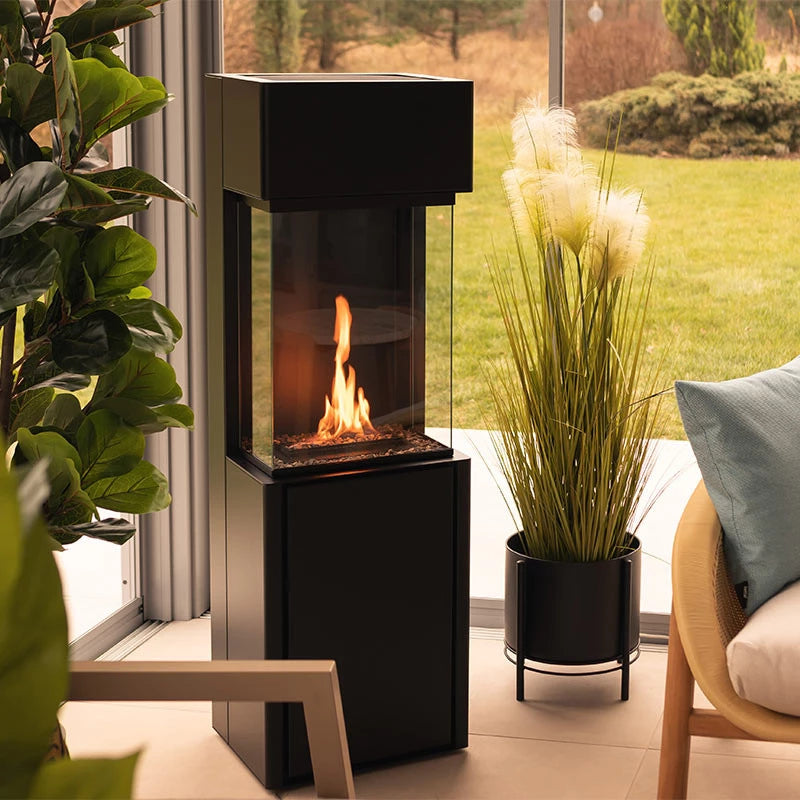 Planika Arcticon Three-Sided Freestanding Bioethanol Fireplace