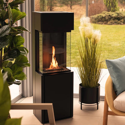 Planika Arcticon Three-Sided Freestanding Bioethanol Fireplace