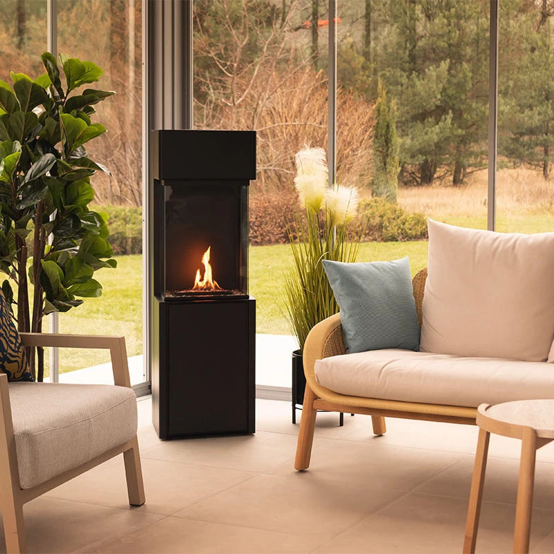 Planika Arcticon Three-Sided Freestanding Bioethanol Fireplace