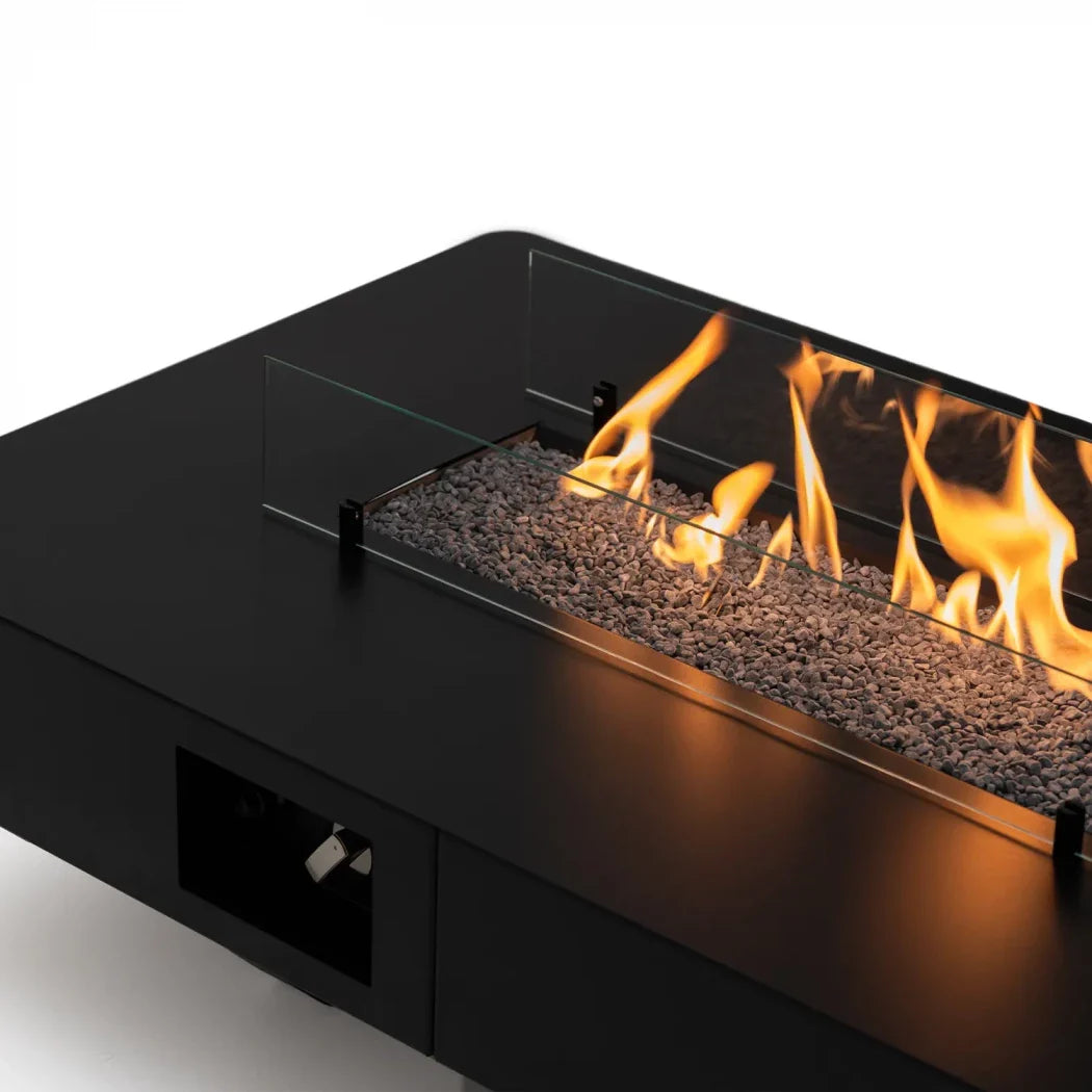 Planika Rio Gas Fire Table Outdoor Patio Fireplace 10kW