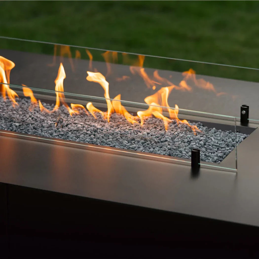 Planika Rio Gas Fire Table Outdoor Patio Fireplace 10kW
