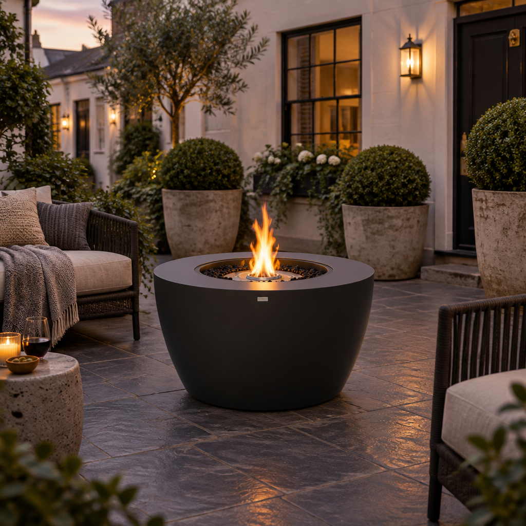 Pod 40 Fire Pit Table by EcoSmart Fire | Bioethanol & Gas Options