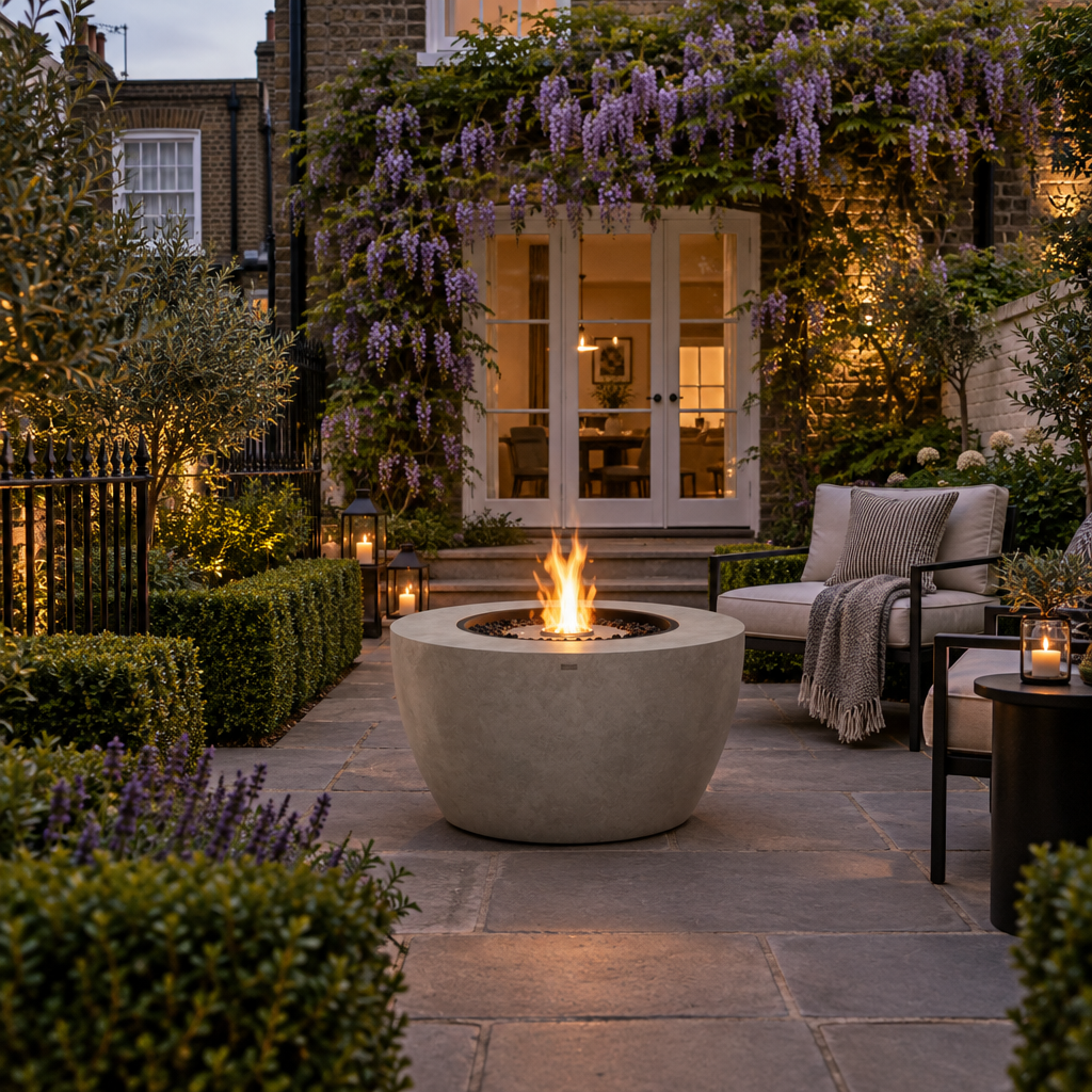 Pod 40 Fire Pit Table by EcoSmart Fire | Bioethanol & Gas Options