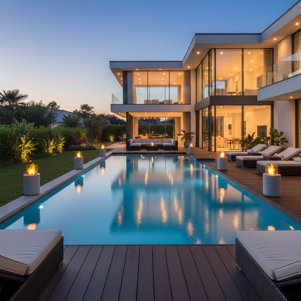 Pool area