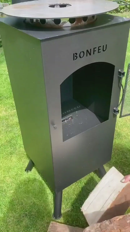 BonFeu, BonCarre, Outdoor Fireplace, Rust