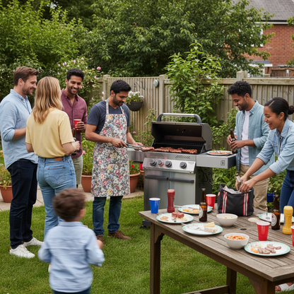 Primeliner By Bull S3 Gas Barbecue with Infrared Searing Burner & Cart
