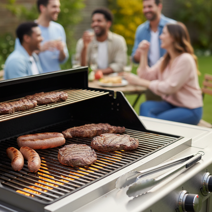 Primeliner By Bull S3 Gas Barbecue with Infrared Searing Burner & Cart