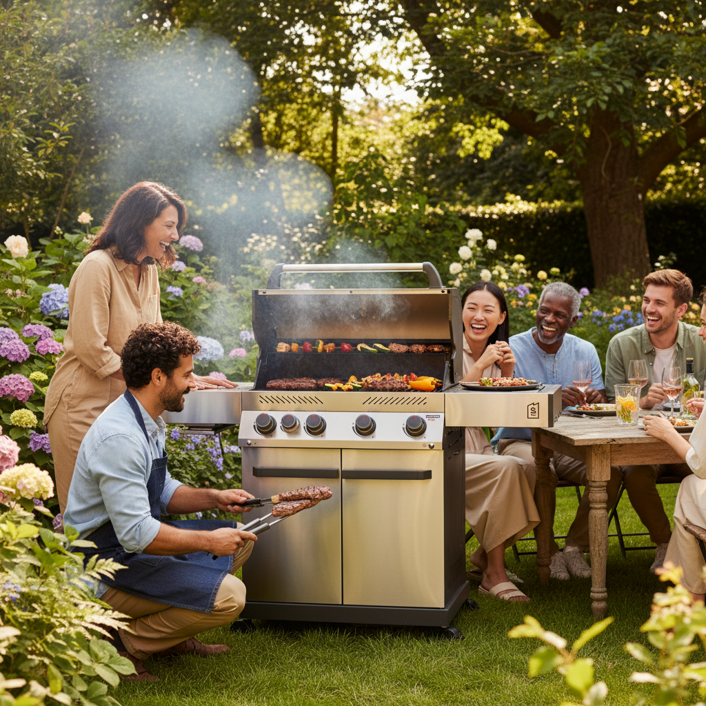 Primeliner By Bull S4 Gas Barbecue with Infrared Burner & Premium Cart