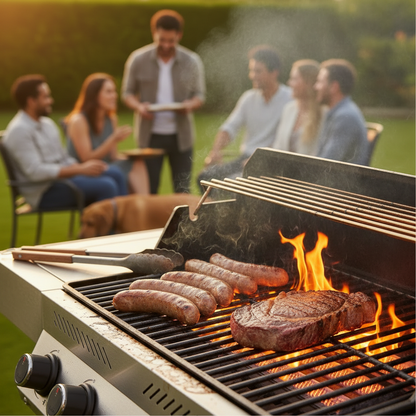 Primeliner By Bull S4 Gas Barbecue with Infrared Burner & Premium Cart