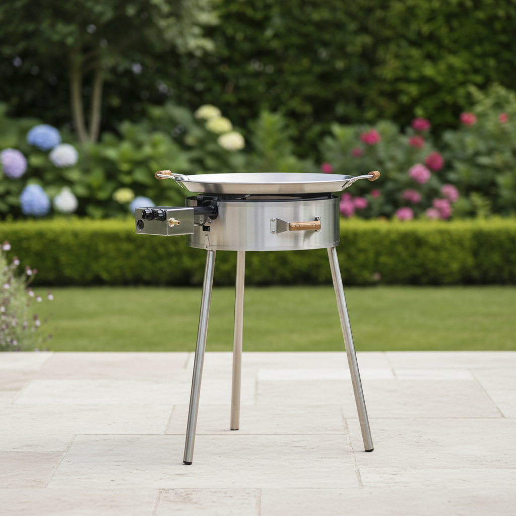 GrillSymbol PRO 580 Inox 58cm Stainless Steel Gas Paella Set