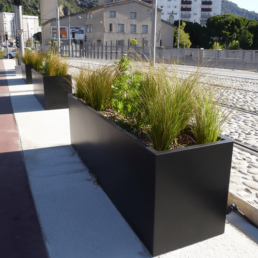 Aluminium Trough Planter UK Handmade Heavy Duty Garden Planter