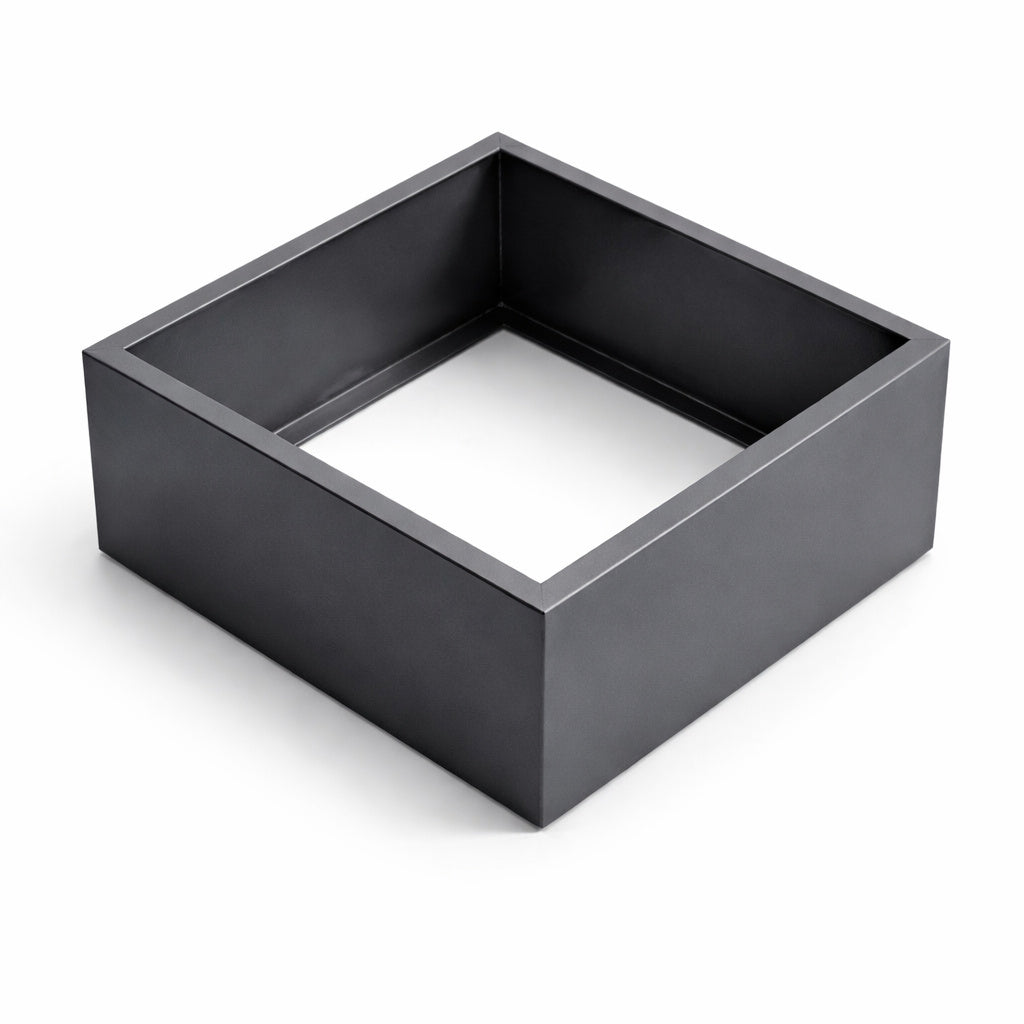Arden Bottomless Cube Planter Powder Coated Steel Garden