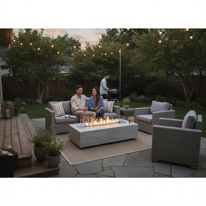 Planika Fires Cabo Table Kreta Bioethanol Fireplace for Indoor & Outdoor