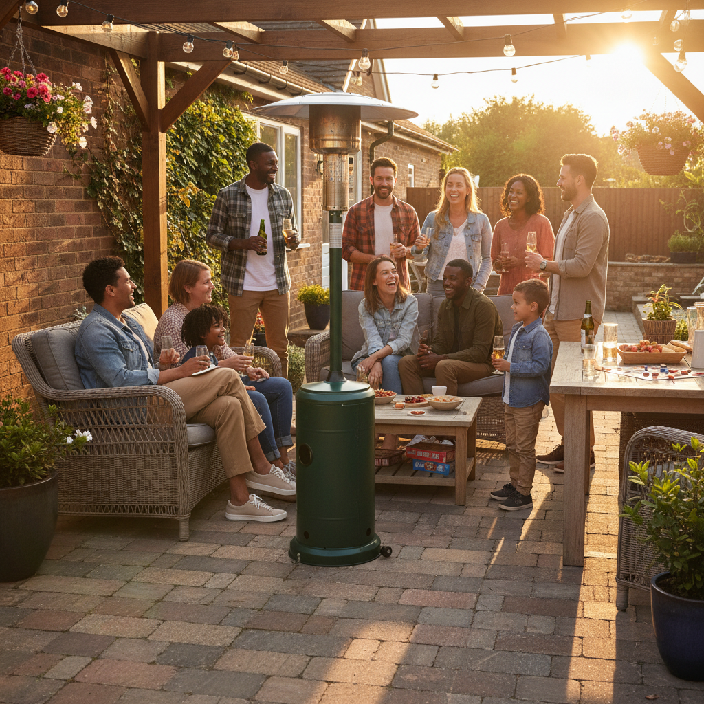 Lifestyle, Capri, Gas Patio Heater, Green