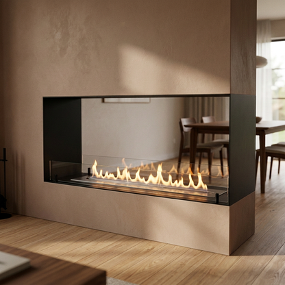 Foco Room Divider 1100 Medium Bioethanol Fireplace