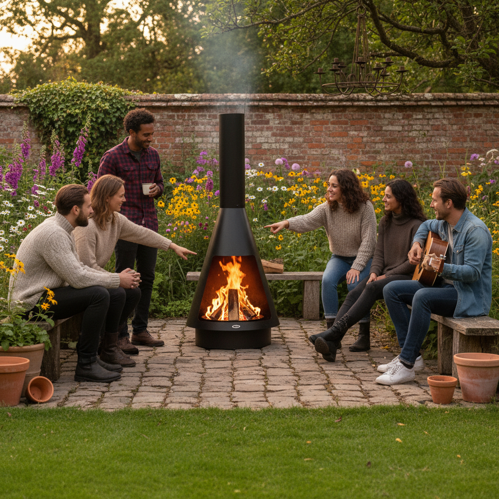 HEAT Outdoor Living La Luz 140 Terrace Fireplace – Stylish Outdoor Heating