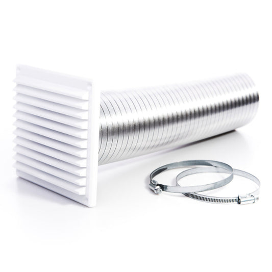 Rytons 4 Inch Direct Ventilation Kit with 6 x 6 Louvre Grille