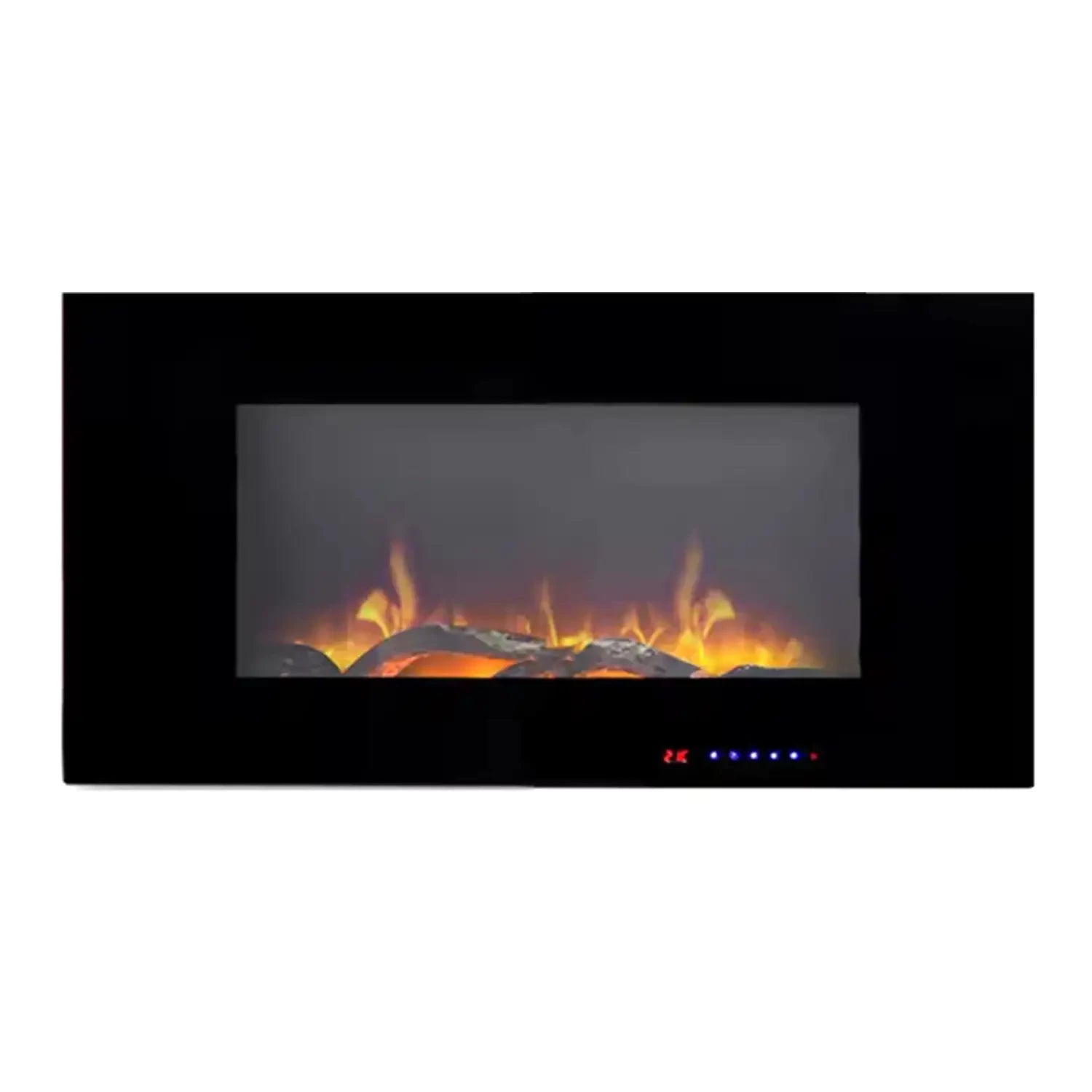 Azurite 91 cm Wall-Mounted Electric Fireplace – ScandiFlames