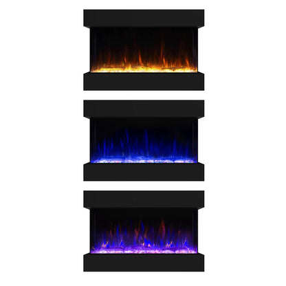 Feroza 101 cm Wall-Mounted Electric Fireplace – ScandiFlames