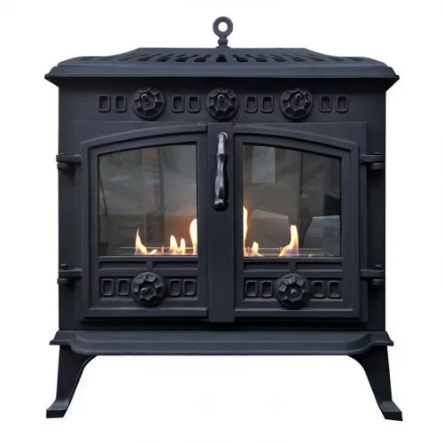 Spitsbergen Cast Iron Bioethanol Stove Freestanding Indoor