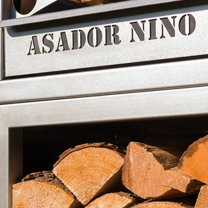 Blazin Base for Asador Nino | Handmade Stainless Steel Grill Stand