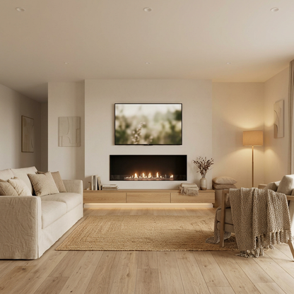 Foco One 1500 Built In Bioethanol Fireplace with Dual Burners