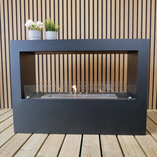 Lansing L Black Bioethanol Fireplace 3.5L Indoor Heater