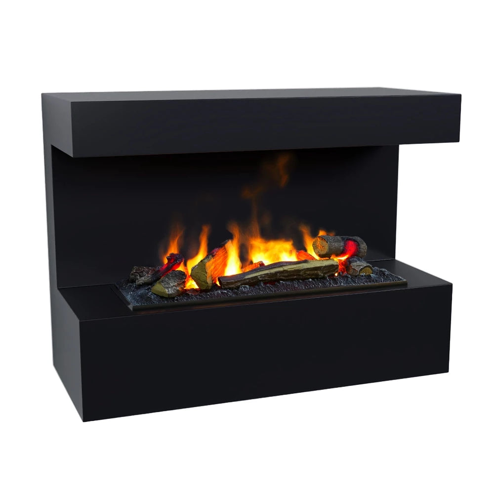ScandiFlames Steinsdal Black Wall Fireplace 🔥