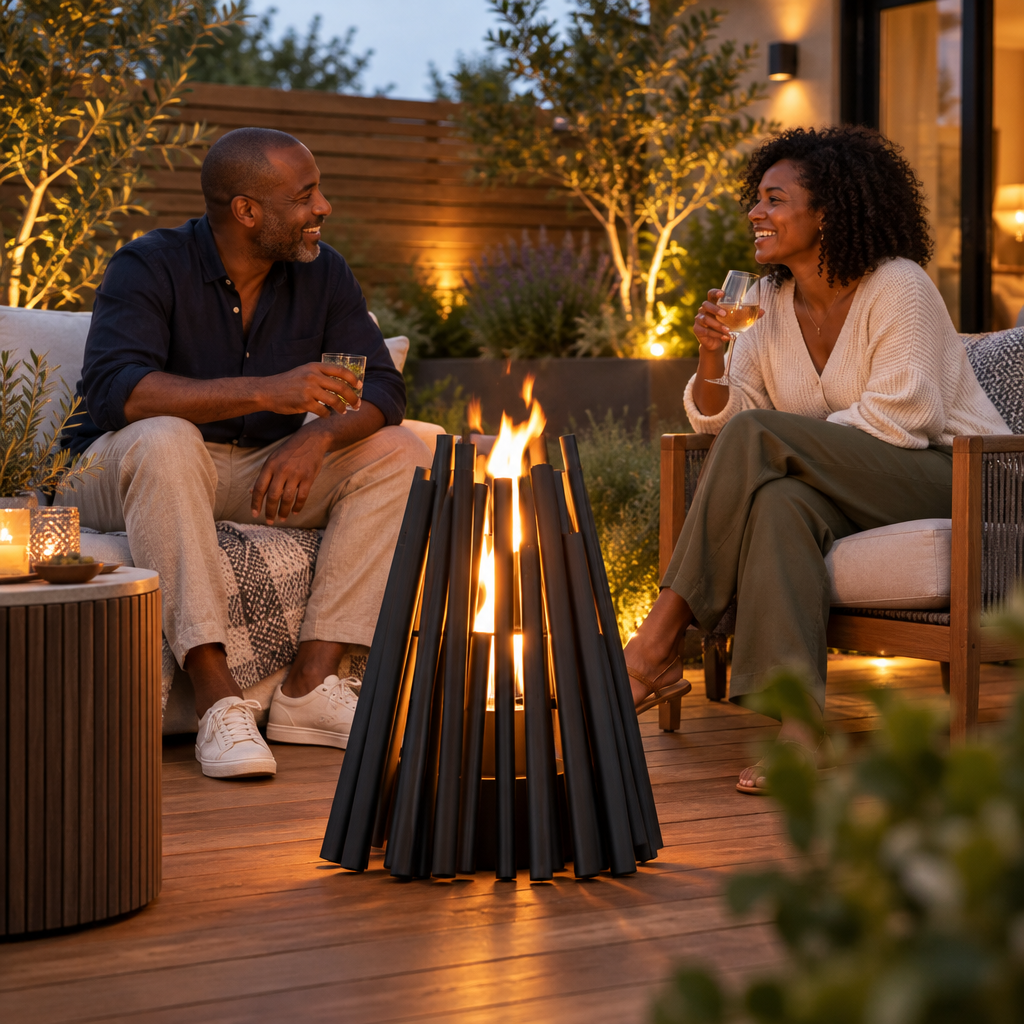 Stix 8 Bioethanol Fire Pit by EcoSmart Fire | 6 kW Heat