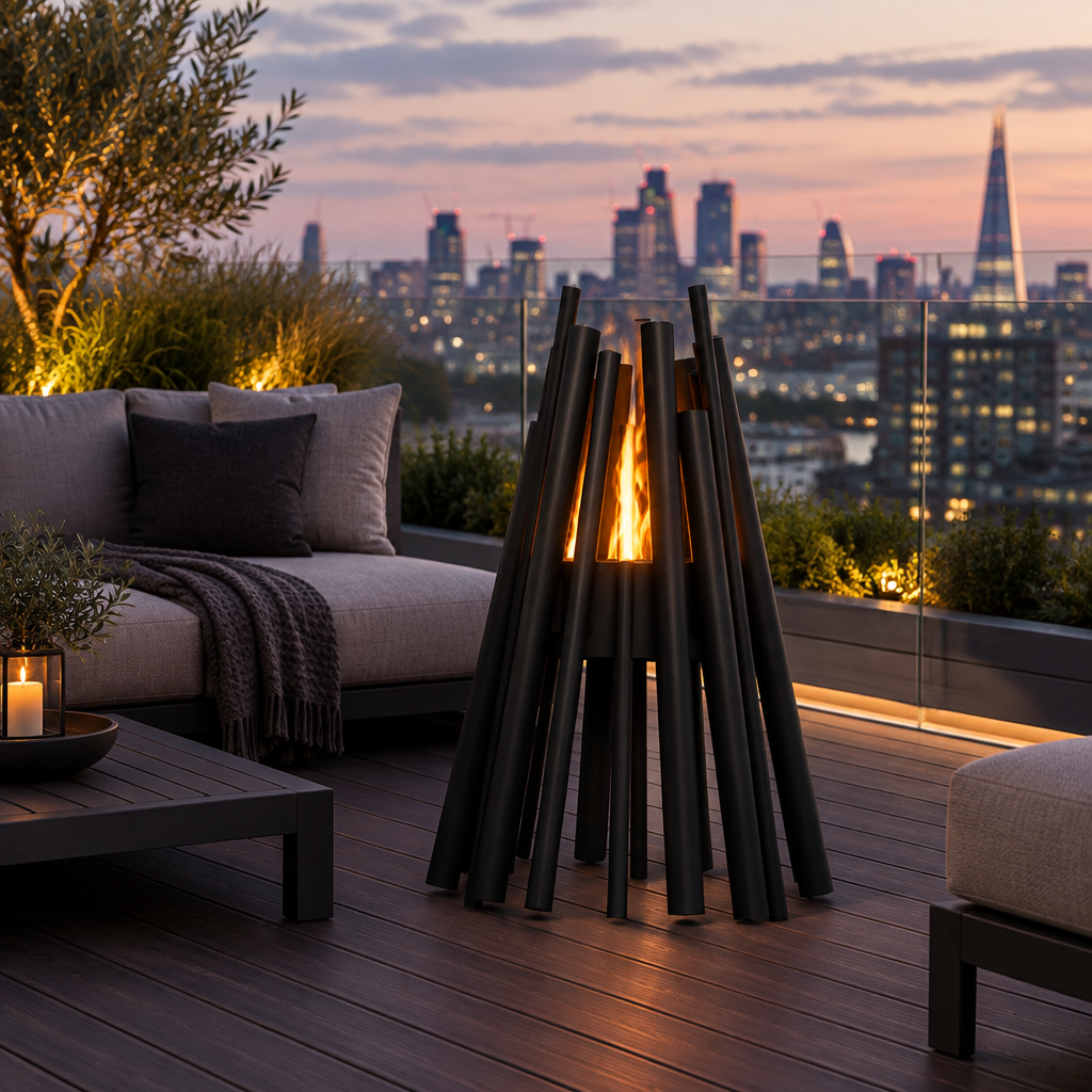 Stix 8 Bioethanol Fire Pit by EcoSmart Fire | 6 kW Heat