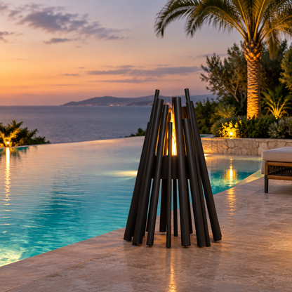 Stix 8 Bioethanol Fire Pit by EcoSmart Fire | 6 kW Heat