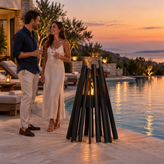 Stix 8 Bioethanol Fire Pit by EcoSmart Fire | 6 kW Heat