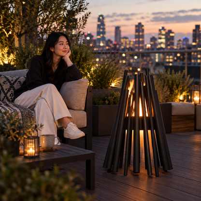 Stix Bioethanol Fire Pit by EcoSmart Fire | Modern Freestanding Fire