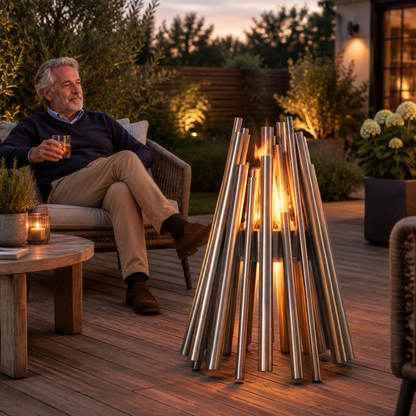 Stix Bioethanol Fire Pit by EcoSmart Fire | Modern Freestanding Fire