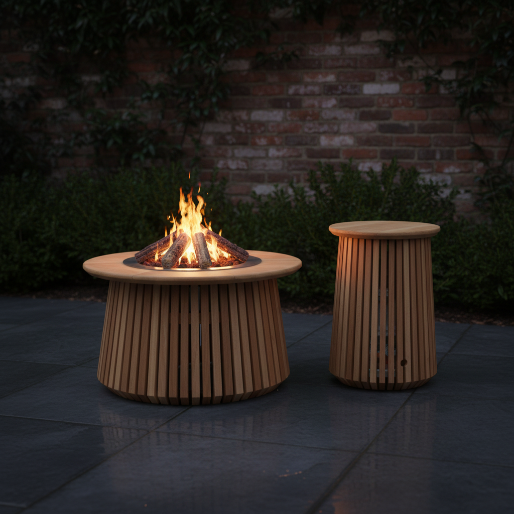 Happy Cocooning, Lagune, Teak Gas Bottle Enclosure