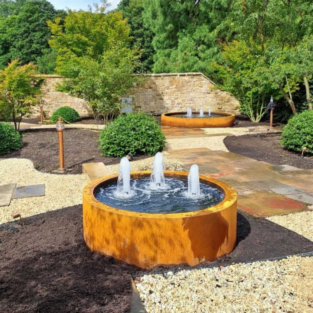 Terraced house garden