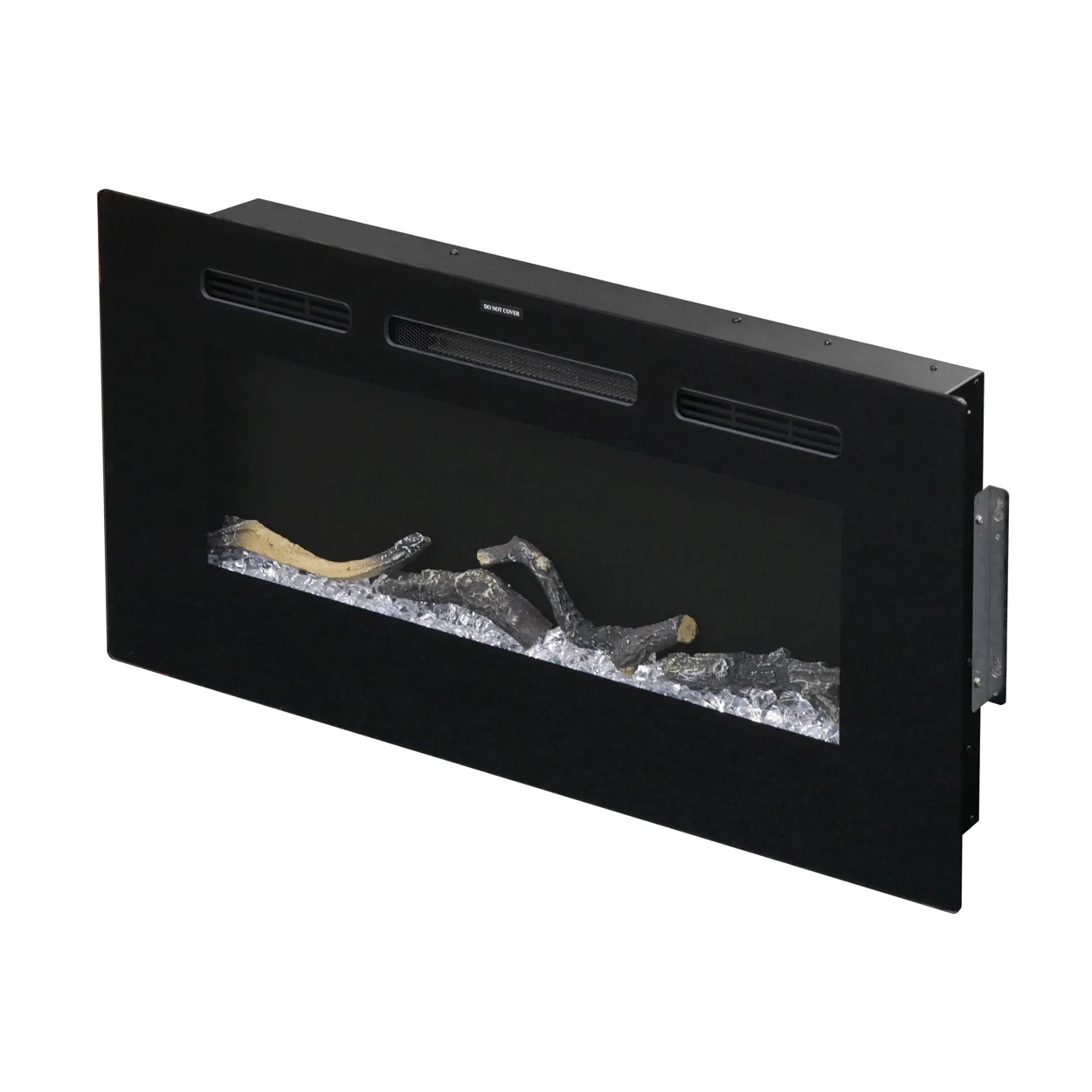 Titanite Built-In Electric Fireplace 91 cm – ScandiFlames Black