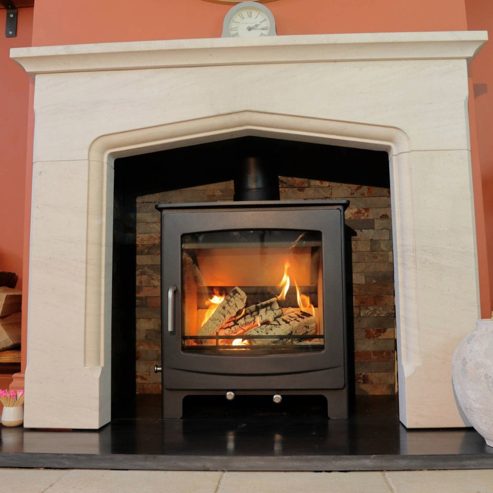 Woodford Turing 5XL Wide Multifuel EcoDesign Stove 4.9kW