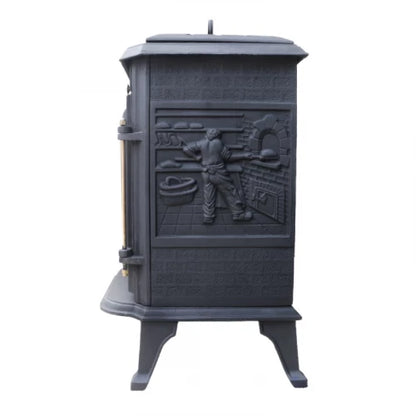 Ulvik Cast Iron Bioethanol Fireplace Freestanding Indoor