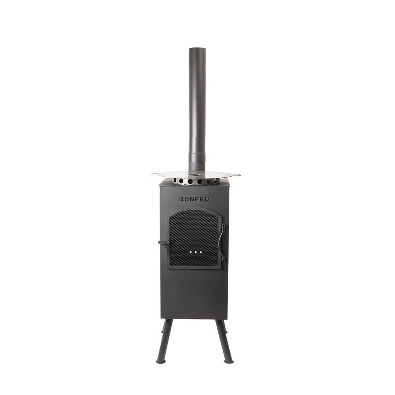 BonFeu, BonCarre, Outdoor Fireplace, Black
