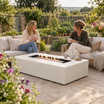 EcoSmart Fire Wharf 65 Fire Table with Smokeless Bioethanol Flame