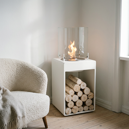 EcoSmart Fire Pop 3L Compact Bioethanol Fireplace for Indoor and Outdoor Use
