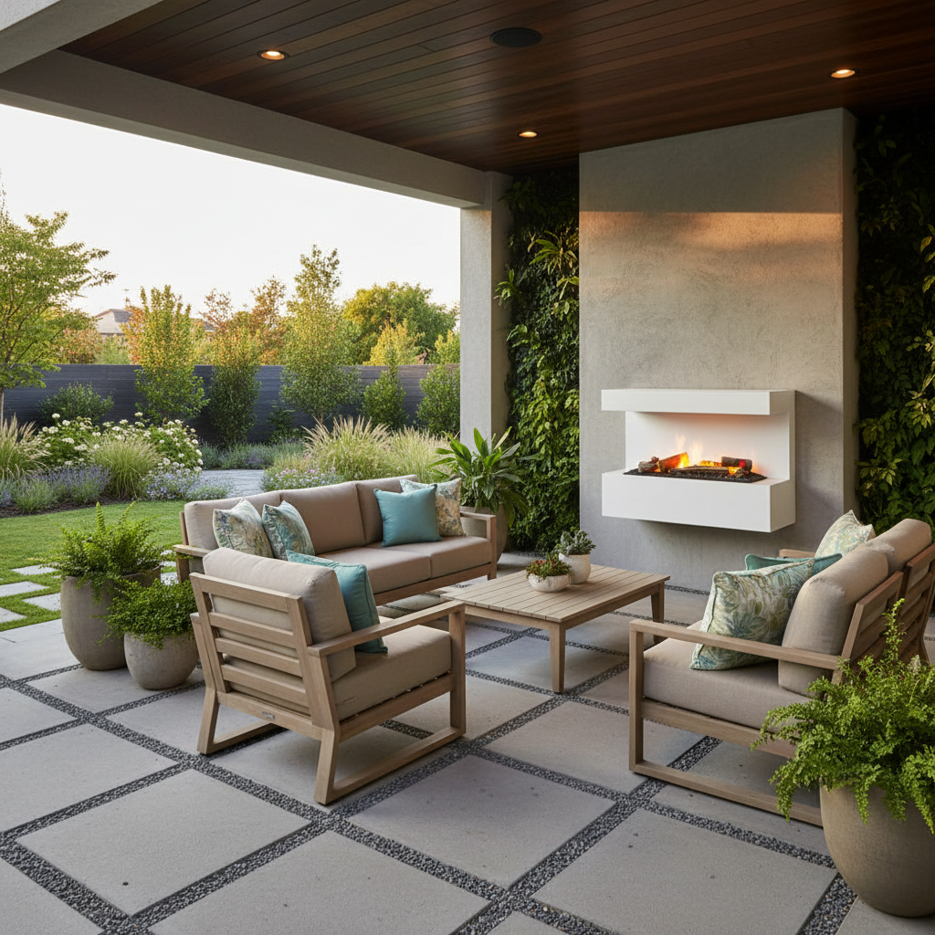 ScandiFlames Late White Wall-Mounted Water Vapour Fireplace