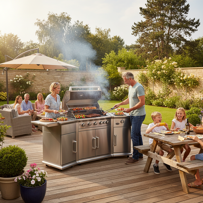 Lifestyle, Bahama Island Gas BBQ, Stainless Steel